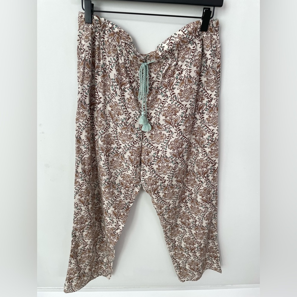Intimissimi Spice Garden Cotton Pajama Lounge Pants Size Large L18 - Picture 3 of 8